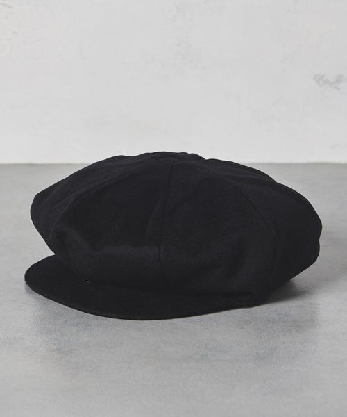 KIJIMA TAKAYUKI(キジマ タカユキ)の「<KIJIMA TAKAYUKI(キジマ タカユキ)> CASQUET(キャスケット・メンズ・ブラック/グレー・3/2)」の2枚目の写真