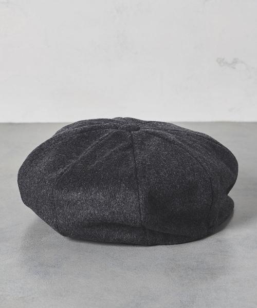 KIJIMA TAKAYUKI(キジマ タカユキ)の「<KIJIMA TAKAYUKI(キジマ タカユキ)> CASQUET(キャスケット・メンズ・ブラック/グレー・3/2)」の4枚目の写真
