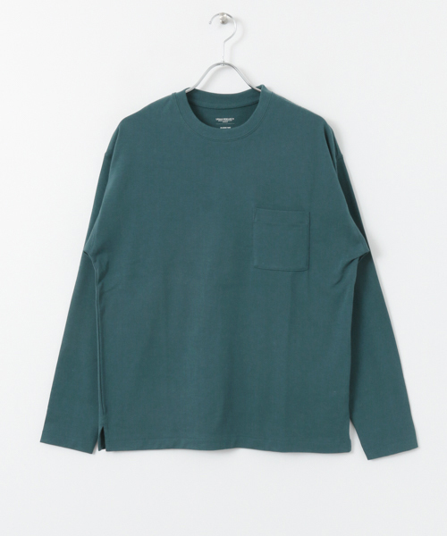 URBAN RESEARCH（アーバンリサーチ）の「ComfortLooseLong-Sleeve T-shirts（Tシャツ/カットソー・メンズ・ベージュ/グリーン/ホワイト/ライトグレー/ピンク・LARGE/MEDIUM）」の19枚目の写真