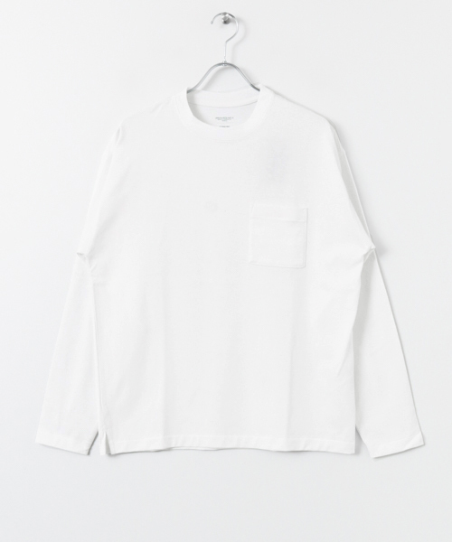 URBAN RESEARCH（アーバンリサーチ）の「ComfortLooseLong-Sleeve T-shirts（Tシャツ/カットソー・メンズ・ベージュ/グリーン/ホワイト/ライトグレー/ピンク・LARGE/MEDIUM）」の18枚目の写真