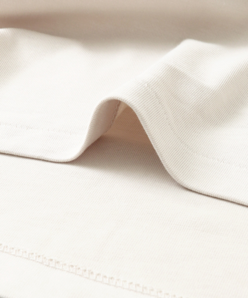 URBAN RESEARCH（アーバンリサーチ）の「ComfortLooseLong-Sleeve T-shirts（Tシャツ/カットソー・メンズ・ベージュ/グリーン/ホワイト/ライトグレー/ピンク・LARGE/MEDIUM）」の7枚目の写真