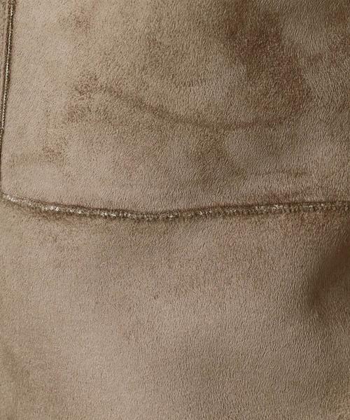 green label relaxing（グリーンレーベルリラクシング）の「CF ボア 2WAY コート LONG ◆（その他アウター・レディース・モカ/ナチュラル・36/38）」の15枚目の写真