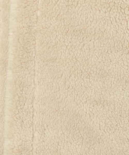 green label relaxing（グリーンレーベルリラクシング）の「CF ボア 2WAY コート LONG ◆（その他アウター・レディース・モカ/ナチュラル・36/38）」の6枚目の写真