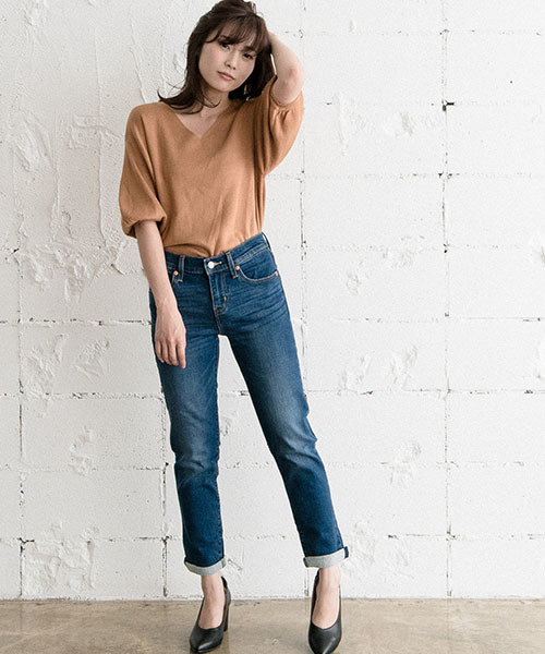 Levi's（リーバイス）の「BORROW FROM THE BOYS WARMジーンズ インディゴブルー JIMMY BLUE/13.1oz（デニムパンツ・レディース・インディゴブルー・23inch/24inch/25inch/26inch/27inch）」の11枚目の写真