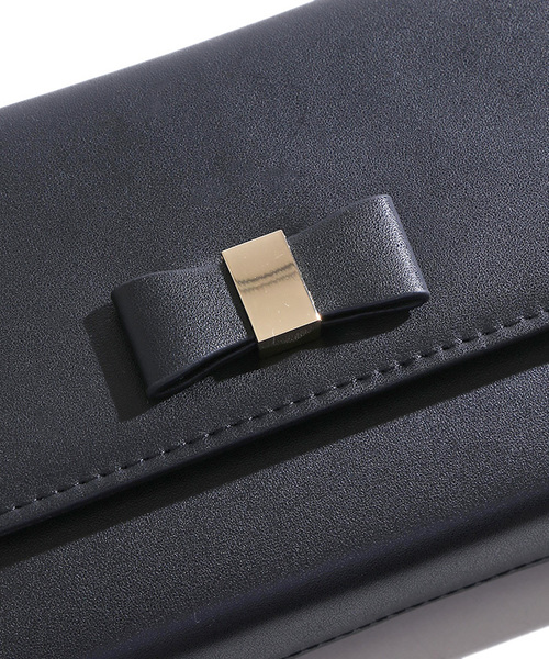 WEGO（ウィゴー）の「WEGO/リボンウォレットショルダーバッグ（ショルダーバッグ・レディース・ブラック/レッド/その他1・FREE）」の6枚目の写真