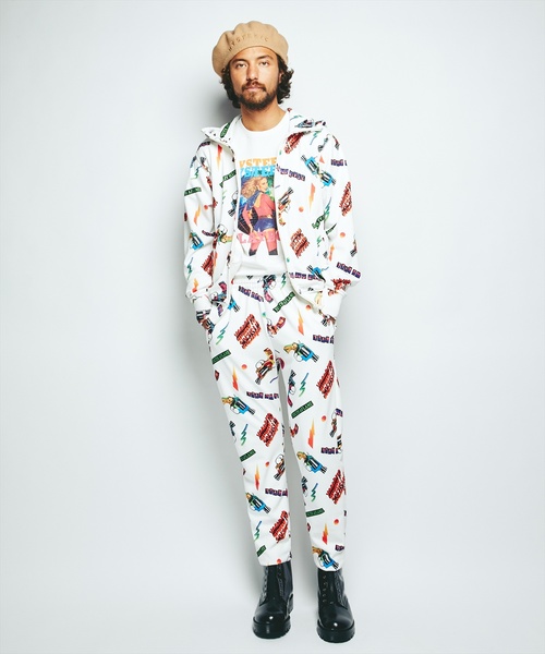 HYSTERIC GLAMOUR(ヒステリックグラマー)の「APRIL 1980 COVER プリント Tシャツ(Tシャツ/カットソー・メンズ・ホワイト/パープル/ブラック・X-LARGE/LARGE/SMALL/MEDIUM)」の6枚目の写真