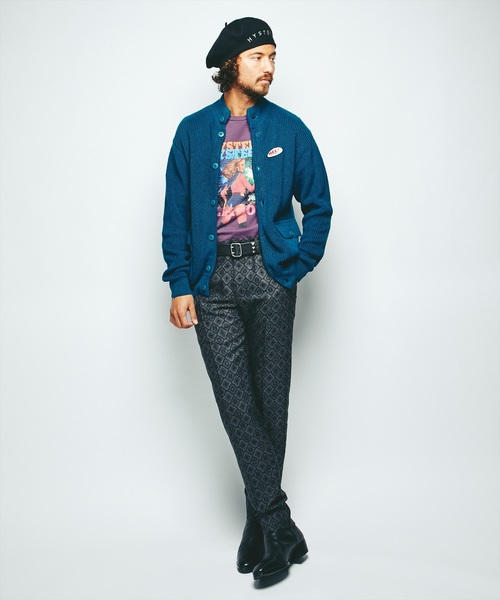 HYSTERIC GLAMOUR(ヒステリックグラマー)の「APRIL 1980 COVER プリント Tシャツ(Tシャツ/カットソー・メンズ・ホワイト/パープル/ブラック・X-LARGE/LARGE/SMALL/MEDIUM)」の7枚目の写真