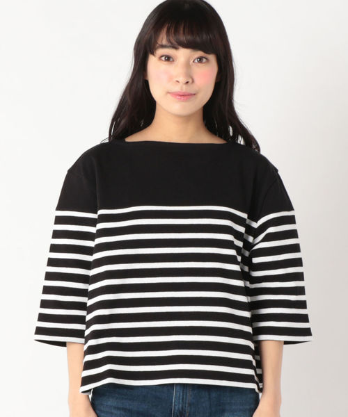 SHIPS(シップス)の「MAISON CHANTOISE:ドロップショルダートップス(Tシャツ/カットソー・レディース・ブラック/ピンク系その他・ONE SIZE)」の11枚目の写真