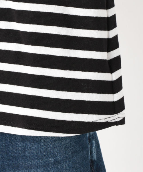 SHIPS(シップス)の「MAISON CHANTOISE:ドロップショルダートップス(Tシャツ/カットソー・レディース・ブラック/ピンク系その他・ONE SIZE)」の5枚目の写真