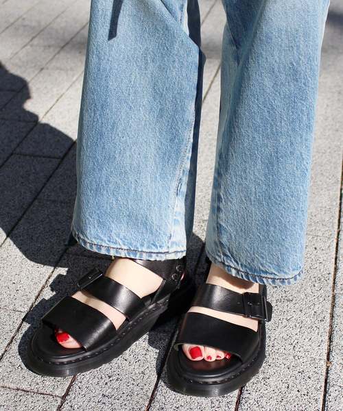 Dr. Martens（ドクターマーチン）の「【Dr.Martens/ドクターマーチン】 ストラップサンダル（サンダル・レディース・ブラック・22.5/24.5/23.5）」の4枚目の写真