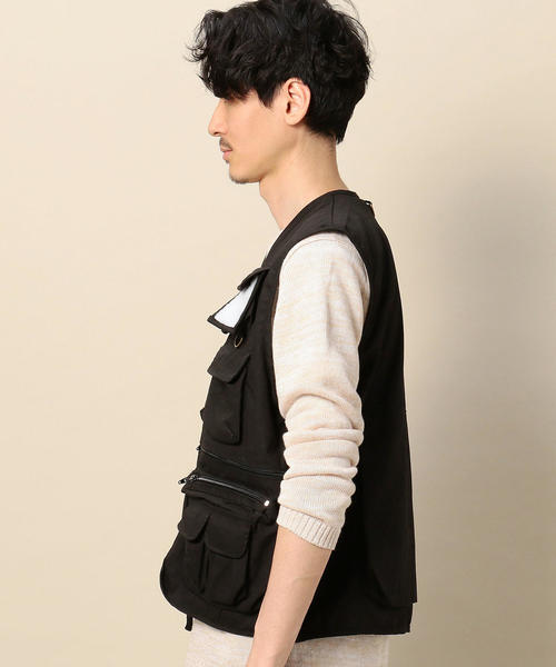 ROTHCO(ロスコ)の「<ROTHCO> TRAVEL VEST/ベスト(ベスト・メンズ・ベージュ/ブラック・MEDIUM)」の3枚目の写真