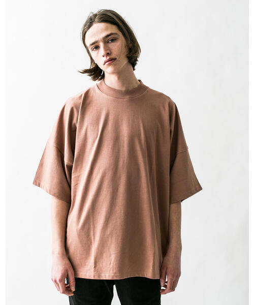 MONKEY TIME(モンキータイム)の「<monkey time> TJK MOCK DOLEMAN TEE/Tシャツ ◆(Tシャツ/カットソー・メンズ・ライラック/ブラック/ピンク/ホワイト/ライトピンク・LARGE/X-LARGE/SMALL/MEDIUM)」の4枚目の写真