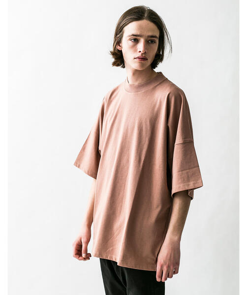 MONKEY TIME（モンキータイム）の「＜monkey time＞ TJK MOCK DOLEMAN TEE/Tシャツ ◆（Tシャツ/カットソー・メンズ・ライトピンク/ピンク/ブラック/ライラック/ホワイト・SMALL/X-LARGE/MEDIUM/LARGE）」の17枚目の写真