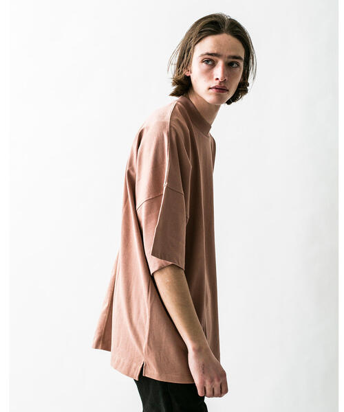 MONKEY TIME（モンキータイム）の「＜monkey time＞ TJK MOCK DOLEMAN TEE/Tシャツ ◆（Tシャツ/カットソー・メンズ・ライトピンク/ピンク/ブラック/ライラック/ホワイト・SMALL/X-LARGE/MEDIUM/LARGE）」の19枚目の写真