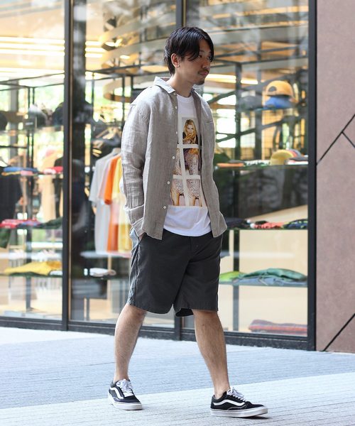 JOURNAL STANDARD relume(ジャーナルスタンダード レリューム)の「【Begin掲載】小松精練 Onibegie イージーショーツ#(チノパンツ・メンズ・キャメル/オリーブ/パープル/グレー/ベージュ・L/M)」の6枚目の写真