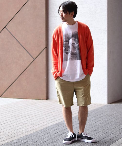 JOURNAL STANDARD relume(ジャーナルスタンダード レリューム)の「【Begin掲載】小松精練 Onibegie イージーショーツ#(チノパンツ・メンズ・キャメル/オリーブ/パープル/グレー/ベージュ・L/M)」の12枚目の写真