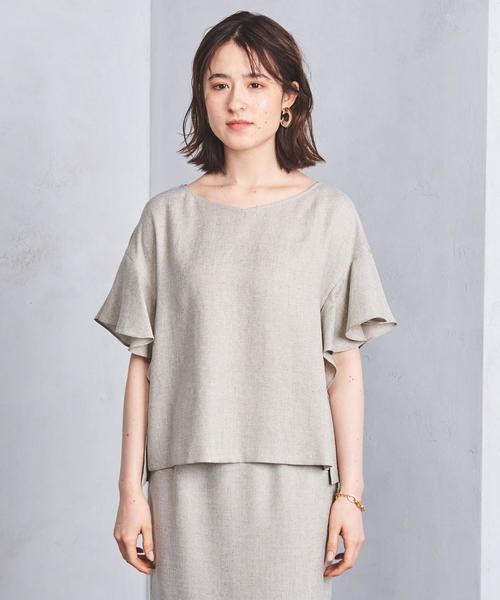 【新品タグ付き】ユナイテッドアローズ フリル スリーブ オールインワン M 楽天市場】フリル ブラウス（ブランドユナイテッドアローズ）の通販