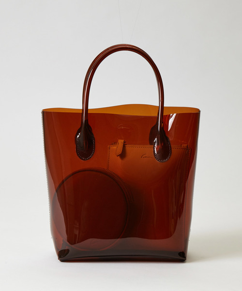 STUDIOUS SELECT（ステュディオスセレクト）の「【Gem.】 PVC Mini Tote Set 011212962（トートバッグ・レディース・ブラック/ブラウン/シルバー・FREE）」の3枚目の写真