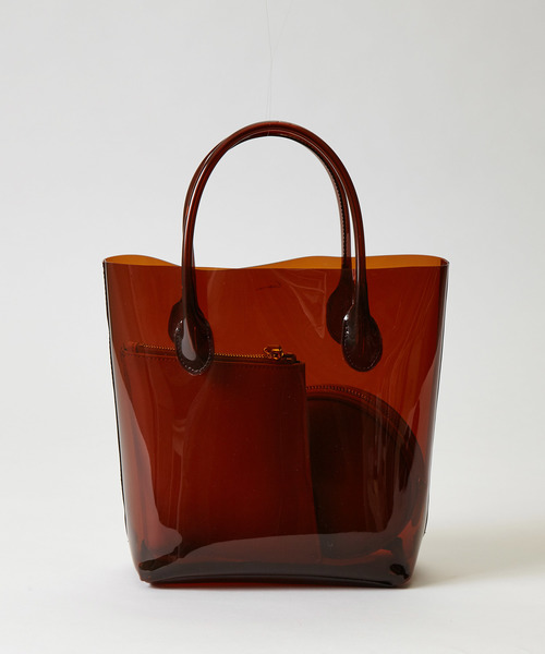 STUDIOUS SELECT（ステュディオスセレクト）の「【Gem.】 PVC Mini Tote Set 011212962（トートバッグ・レディース・ブラック/ブラウン/シルバー・FREE）」の10枚目の写真