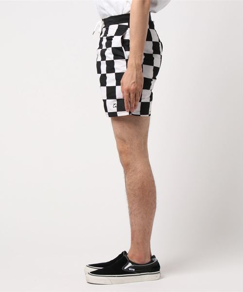 STYLEBLOCK（スタイルブロック）の「水陸両用グランプリチェック総柄ショートパンツ（その他パンツ・メンズ・ブラック/レッド・M/L）」の3枚目の写真