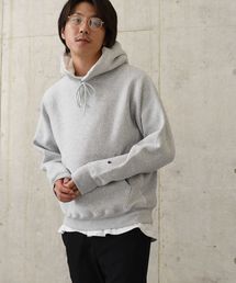 Champion | Champion×SHIPS JET BLUE: 別注 リバースウィーブ バイカラーフードパーカー◇(パーカー)