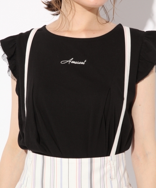 Heather（ヘザー）の「サスツキストライプワイドパンツ（その他パンツ・レディース・アイボリー/ネイビー・SMALL/MEDIUM）」の8枚目の写真