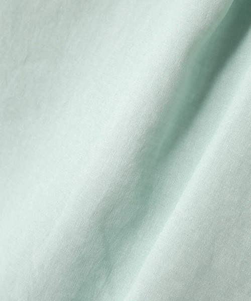 N.（N. Natural Beauty Basic）（エヌエヌナチュラルビューティーベーシック）の「ドライポプリンスキッパーシャツ（シャツ/ブラウス・レディース・ホワイト/ネイビー/ブルー/ライトグリーン・MEDIUM）」の10枚目の写真