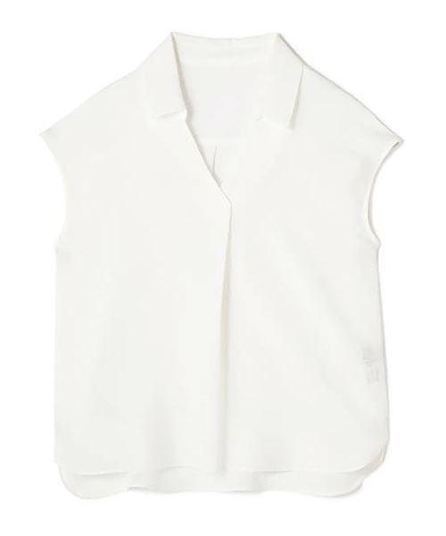 N.（N. Natural Beauty Basic）（エヌエヌナチュラルビューティーベーシック）の「ドライポプリンスキッパーシャツ（シャツ/ブラウス・レディース・ホワイト/ネイビー/ブルー/ライトグリーン・MEDIUM）」の15枚目の写真