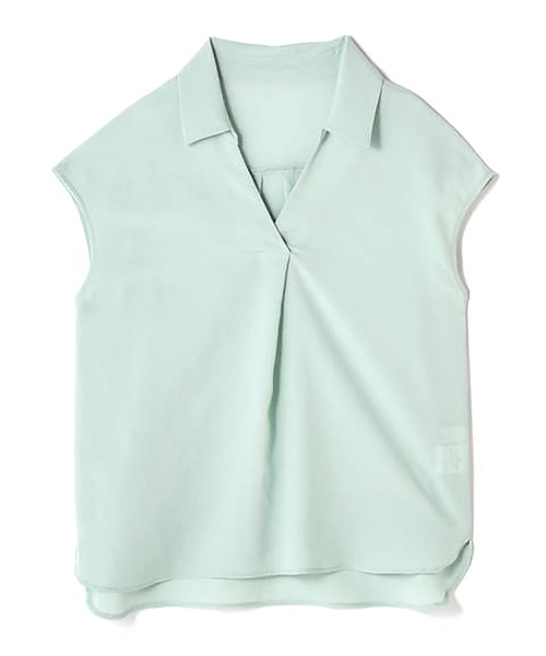 N.（N. Natural Beauty Basic）（エヌエヌナチュラルビューティーベーシック）の「ドライポプリンスキッパーシャツ（シャツ/ブラウス・レディース・ホワイト/ネイビー/ブルー/ライトグリーン・MEDIUM）」の19枚目の写真