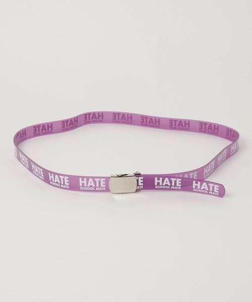 WEGO（ウィゴー）の「WEGO/ロゴクリアガチャベルト（ベルト・レディース・ホワイト/イエロー/パープル/ブラック・FREE）」の3枚目の写真