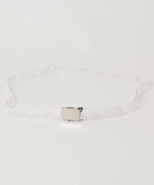 WEGO（ウィゴー）の「WEGO/ロゴクリアガチャベルト（ベルト・レディース・ホワイト/イエロー/パープル/ブラック・FREE）」の2枚目の写真