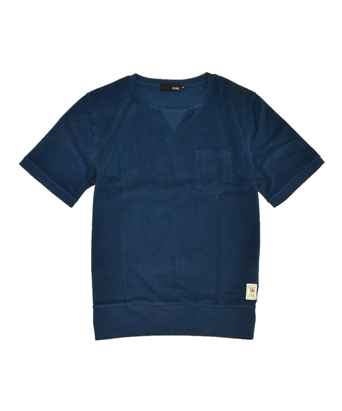 MinoriTY（マイノリティ）の「半袖パイルクルースウェット（スウェット・メンズ・ブラック/ネイビー/グレー/ピンク・M/L/XL）」の13枚目の写真