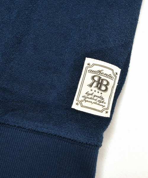 MinoriTY（マイノリティ）の「半袖パイルクルースウェット（スウェット・メンズ・ブラック/ネイビー/グレー/ピンク・M/L/XL）」の16枚目の写真