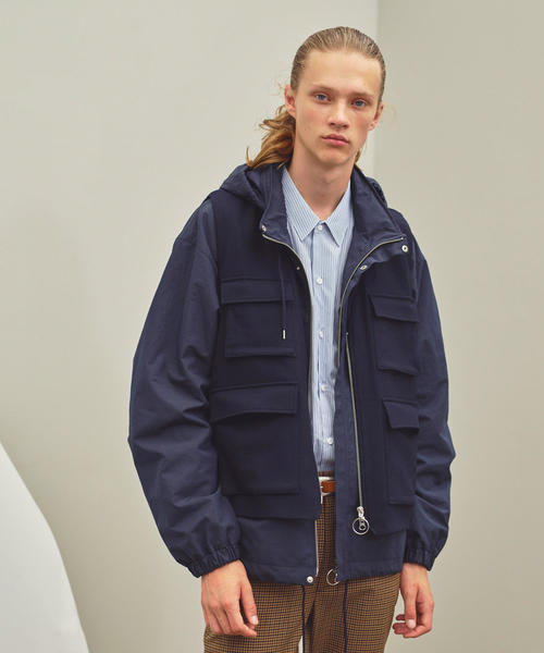 MONKEY TIME（モンキータイム）の「＜monkey time＞ MULTI POCKET VEST/ベスト ◆（ベスト・メンズ・ネイビー/ブラック・LARGE/MEDIUM）」の4枚目の写真