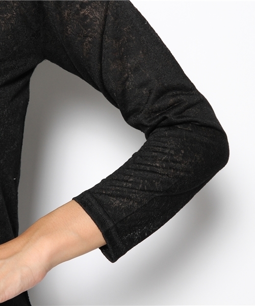 WEGO（ウィゴー）の「WEGO/レース襟ツキTee（Tシャツ/カットソー・レディース・オフホワイト/ブラック・FREE）」の7枚目の写真