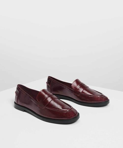 CHARLES & KEITH  クラシックペニーローファー CHARLES & KEITH クラシック ペニーローファー （Black