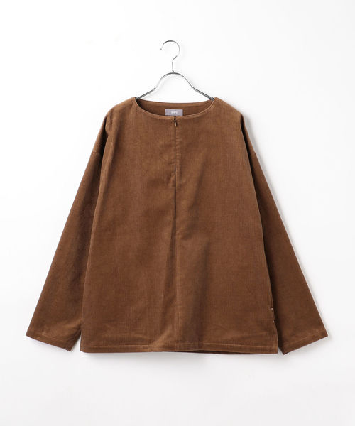 SHIPS（シップス）の「SU: 8W コーデュロイ プルオーバー シャツ（シャツ/ブラウス・メンズ・ブラック/ダークグレー/キャメル・SMALL/MEDIUM/LARGE）」の7枚目の写真