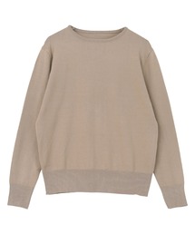 カシミヤタッチクルーネックニットトップス
