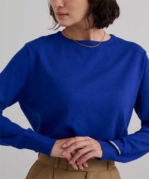 【ベストセラー/26SS/新色追加/ウォッシャブル】カシミヤタッチクルーネックニットトップス