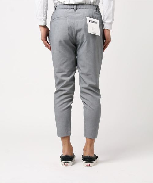 WEGO（ウィゴー）の「WEGO/ストレッチペグトップスラックス（スラックス・メンズ・ブラック/グレー・SMALL/MEDIUM/LARGE）」の4枚目の写真