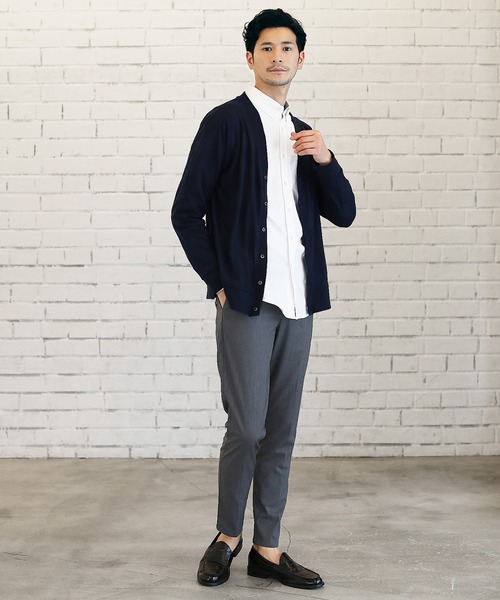 LIL VENDARS（リルヴェンダース）の「ストレッチ オックスフォード ボタンダウン シャツ 長袖（シャツ/ブラウス・メンズ・チェック/ネイビー/その他/ピンク/ホワイト系その他/ブラック系その他/サックスブルー/ストライプ/ワイン/グレー/ホワイト/ベージュ系その他/カーキ/ブラック/その他1/マルチ/ベージュ/グレー系その他・S/L/M/XL）」の19枚目の写真