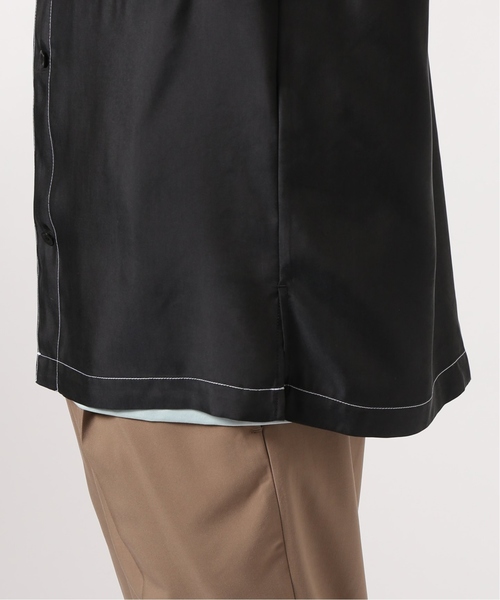 EDIFICE（エディフィス）の「LA BOUCLE / ラブ―クル キュプラツイル ステッチング ショートスリーブ シャツ（シャツ/ブラウス・メンズ・ブラック/チャコールグレー・48/44/46）」の22枚目の写真