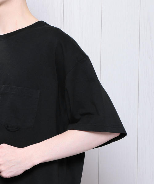 美品 YSTRDY'S TMRRW 19SS BAGGY TEE SS Tシャツ ピンク サイズM 正規品 T80/A6414 YSTRDY\u0027S TMRRWLS BORDER BAGGY TEE YSTRDY\u0027S TMRRW