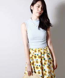 WEGO | WEGO/テレコハイネックノースリーブTシャツ(Tシャツ/カットソー)