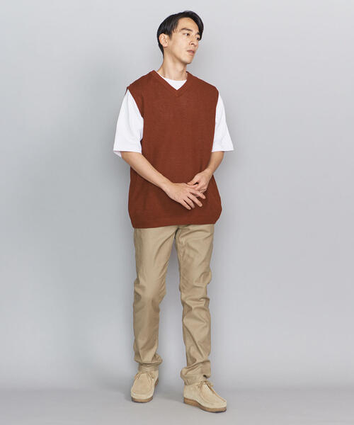 BEAUTY&YOUTH UNITED ARROWS（ビューティーアンドユースユナイテッドアローズ）の「BY ピケ 5P スリム パンツ -MADE IN JAPAN-（その他パンツ・メンズ・ベージュ/ブラック・LARGE/SMALL/MEDIUM/X-LARGE）」の16枚目の写真