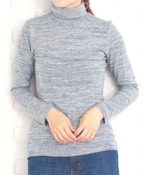 Amulet(アミュレット)の「タイトタートルネックニット(ニット/セーター・レディース・ブラック/ブルー・L/XL/M)」の13枚目の写真