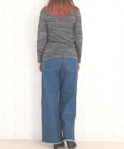 Amulet(アミュレット)の「タイトタートルネックニット(ニット/セーター・レディース・ブラック/ブルー・L/XL/M)」の12枚目の写真