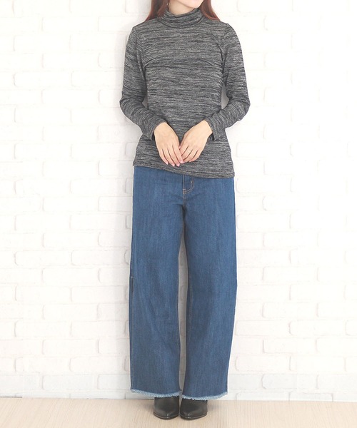 Amulet(アミュレット)の「タイトタートルネックニット(ニット/セーター・レディース・ブラック/ブルー・L/XL/M)」の10枚目の写真