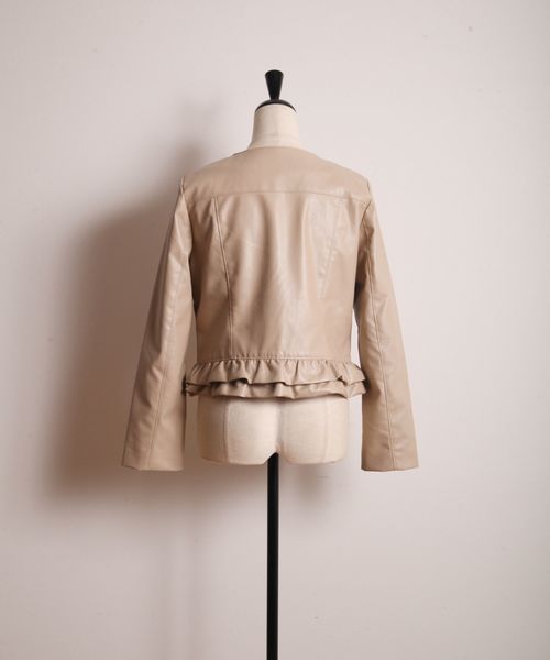 【色違い】トゥービーシック TO BE CHIC♡フリル×ライダースジャケット 公式】TO BE CHIC(トゥービーシック)のファッション通販 - SANYO
