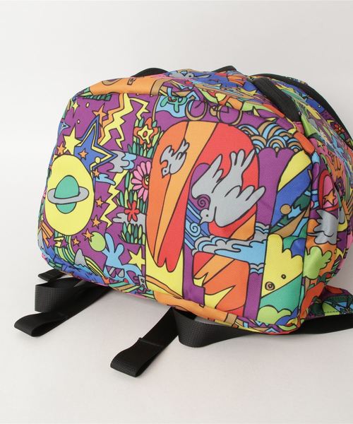 新品同　go slow caravan 総柄　バックパック　リュック 新品同 go slow caravan 総柄 バックパック リュック